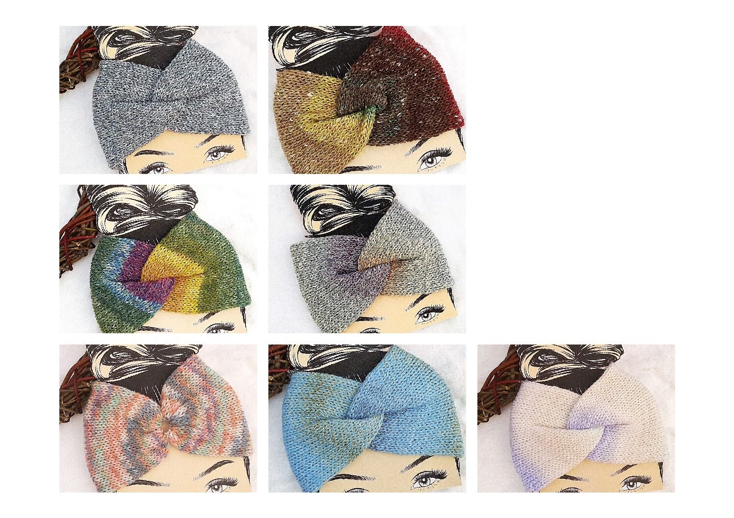 The multis - Patterned and fun double thickness Headwarmers/Neckwarmers