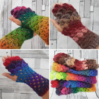 Dragon Scale Wristwarmers