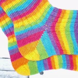 HANDMADE KNITTED SOCKS - Size 4-5 - Rum Paradise