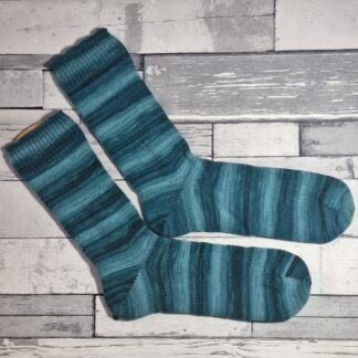 HANDMADE KNITTED SOCKS - Size 10-11- Fistral Beach
