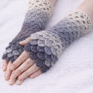 Dragonscale Wristwarmers - Sand Dragon