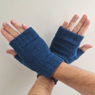Handmade British Wool Wristwarmers - Ravine | Bluefaced Leicester