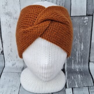 Handmade British Wool Headwarmer & Neckwarmer | Harvest Russet