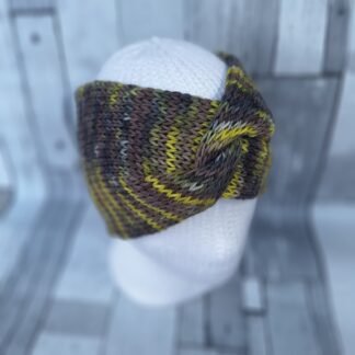 Handmade Hand-Dyed Wool Headwarmer & Neckwarmer | Woodland Moss