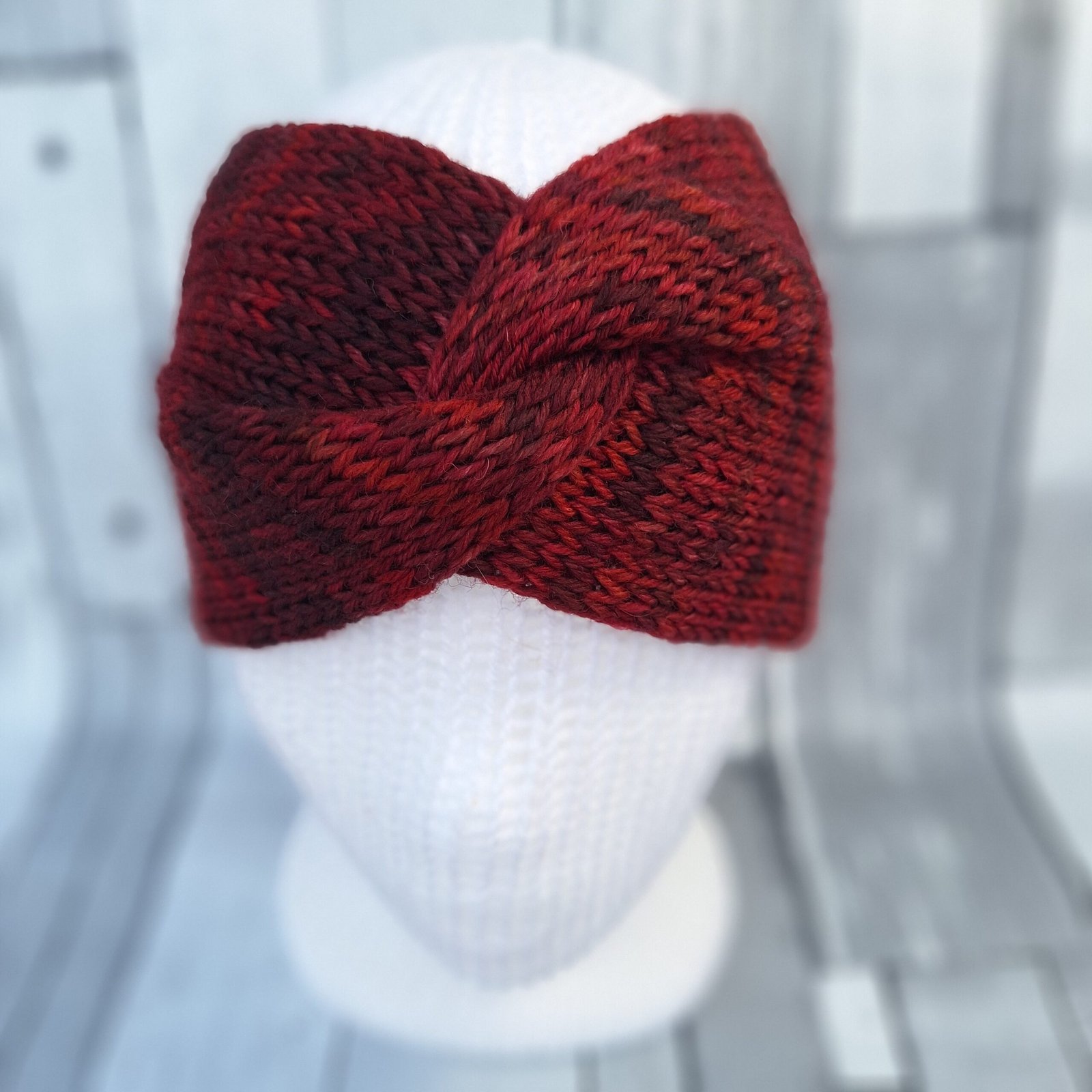 Handmade Hand-Dyed Wool Headwarmer & Neckwarmer | Bramble - Image 4