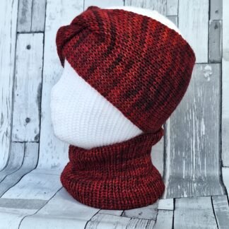 Handmade Hand-Dyed Wool Headwarmer & Neckwarmer | Bramble