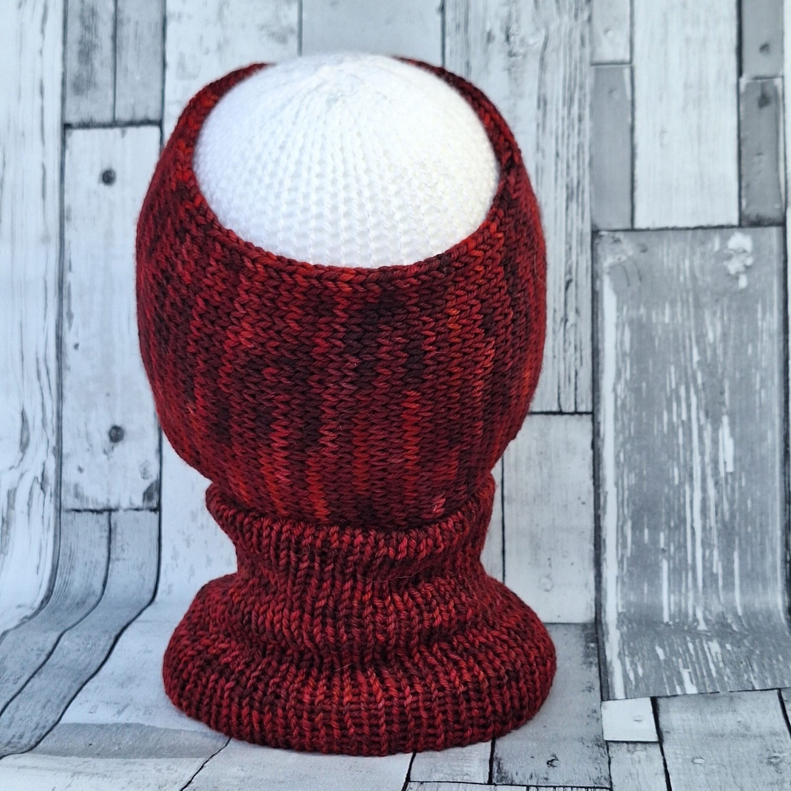Handmade Hand-Dyed Wool Headwarmer & Neckwarmer | Bramble - Image 7