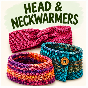 Knitted Ear, Head & Neckwarmers